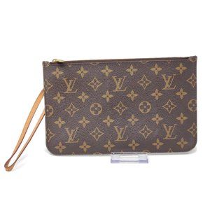 Louis Vuitton Brown Monogram Clutch
